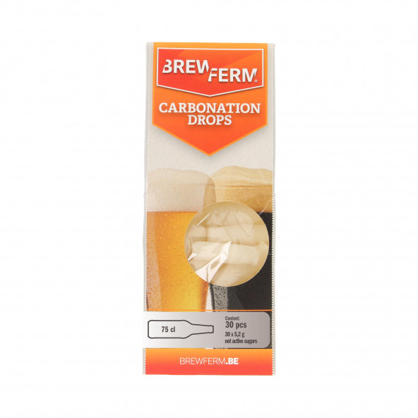 Brewferm Carbonation Drops voor 75 cl - 30 st. Brewferm Carbonation Drops voor 75 cl - 30 st.