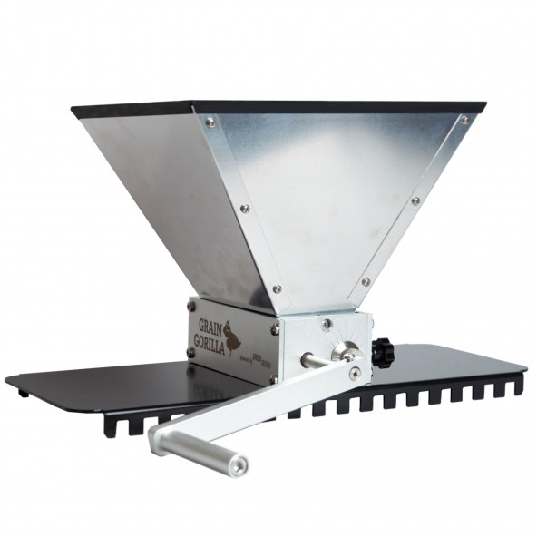 Brewferm Grain Gorilla moutmolen met verstelbare rvs rollen Brewferm Grain Gorilla moutmolen met verstelbare rvs rollen