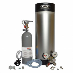 Complete drukvat-set met soda-keg