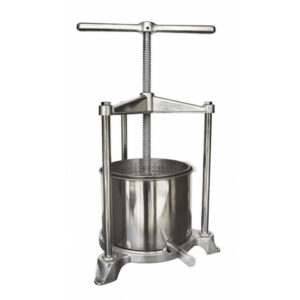 Fruitpers Mini 2 l dubbele rvs korf