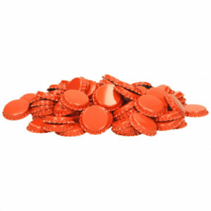 Kroonkurken 26 mm oranje 100 st.