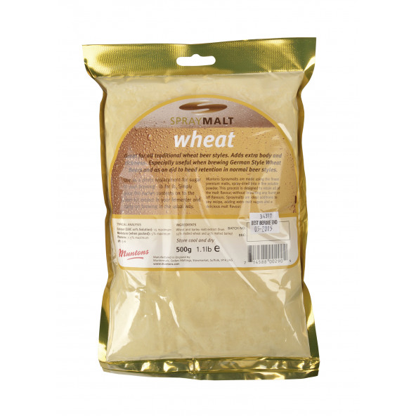 Moutextract poeder Muntons tarwe 12 EBC 500 g Moutextract poeder Muntons tarwe 12 EBC 500 g