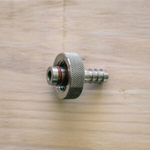 Ss Brewtech™ Slangtuit 3/8" naar 1/2" FPT ribbel