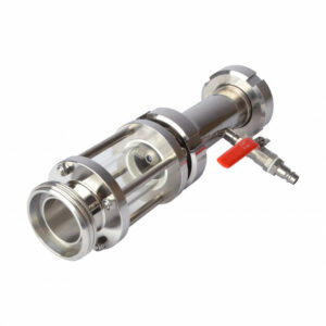 Wortbeluchter rvs + kijkglas