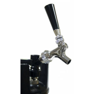 bierkraan chrome + adaptor voor soda-keg