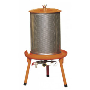 fruitpers waterdruk 90 l rvs korf + zak