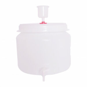 vat plastic rond +kraan+waterslot 30 l