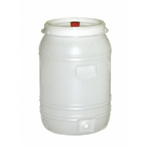 vat plastic rond +kraan+waterslot 60 l