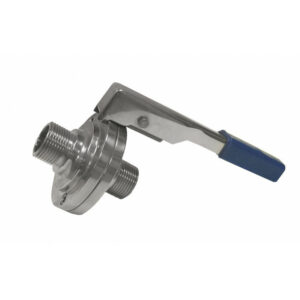 vlinderklepkraan DN32 gas 1"M / 1"M