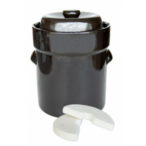 zuurkoolpot 5 l incl. stenen/deksel