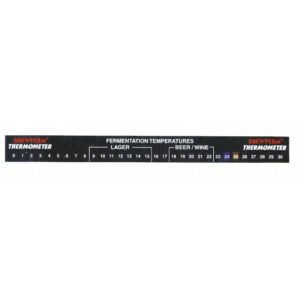 Brewferm thermometerstrip vloeibare kristal 0-30°C