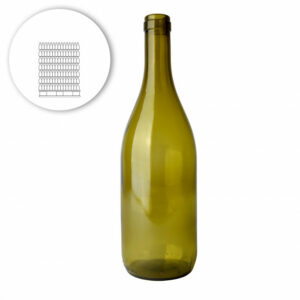 Wijnfles bourgogne 75 cl